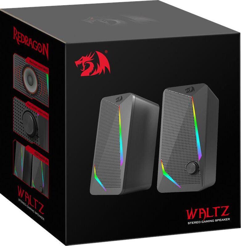 Акустика Redragon Акустическая система (78144) Waltz USB + 3.5 jack, RGB 2.0