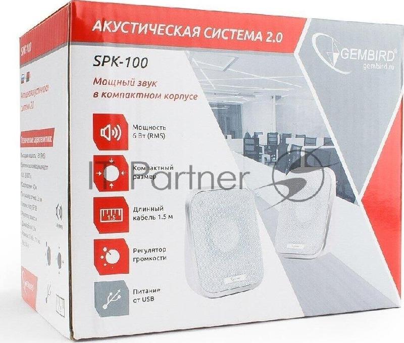 Акустика Gembird (14404) SPK-100-W 2.0