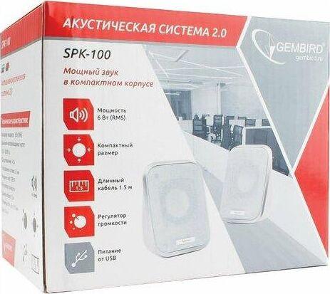 Акустика Gembird (14404) SPK-100-W 2.0