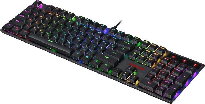Клавиатура Redragon Apas RGB, тонкая,104 клавиши