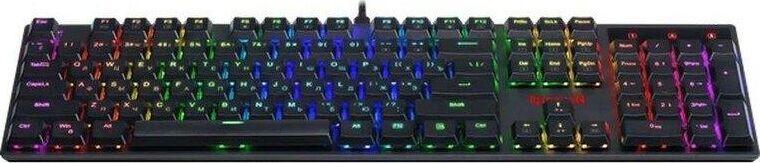 Клавиатура Redragon Apas RGB, тонкая,104 клавиши