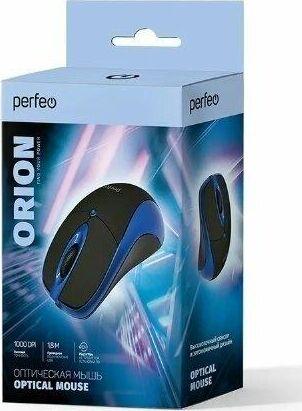 Мышь Perfeo ORION чёрный/синий