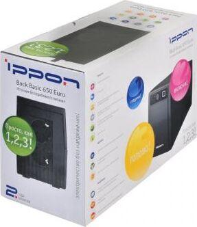 ИБП Ippon ИБП Ippon Источник бесперебойного питания IPPON BACK BASIC 850 EURO (480Вт/850ВА)