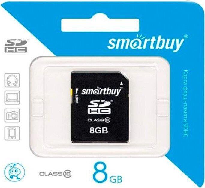 Карта памяти Smartbuy Карта памяти Smartbuy Карта памяти SMARTBUY (SB8GBSDHCCL10) SDHC 8GB Class10
