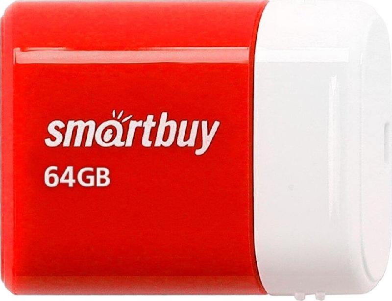 Флешка Smartbuy Флэш-напокитель (SB64GBLARA-R) UFD 2.0 LARA 064GB