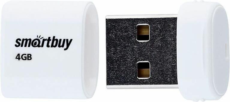 Флешка Smartbuy Флэш-напокитель (SB4GBLara-W) UFD 2.0 LARA 004GB