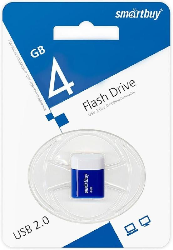 Флешка Smartbuy (SB4GBLara-B) UFD 2.0 LARA 004GB