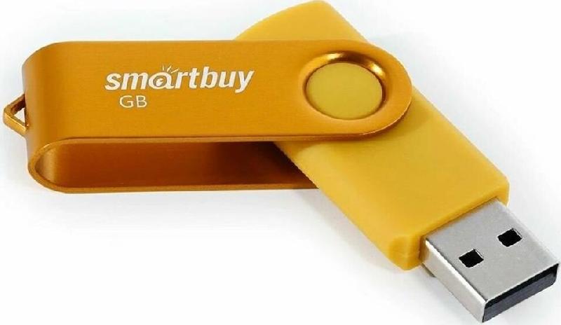 Флешка Smartbuy (SB 2TWY) UFD 2.0 Twist желтый 032GB