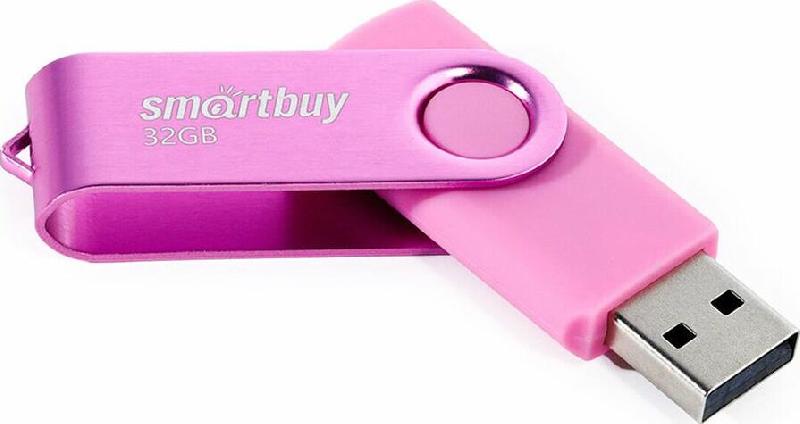 Флешка Smartbuy (SB 2TWP) UFD 2.0 Twist Pink 032GB