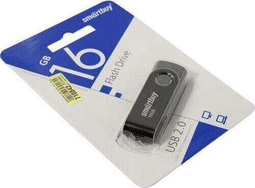 Флешка Smartbuy (SB 2TWK) UFD 2.0 Twist черный 016GB
