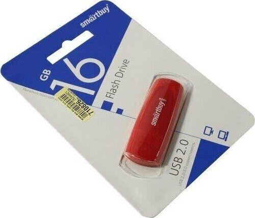 Флешка Smartbuy (SB 2SCR) UFD 2.0 Scout красный 016GB
