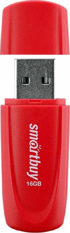 Флешка Smartbuy (SB 2SCR) UFD 2.0 Scout красный 016GB