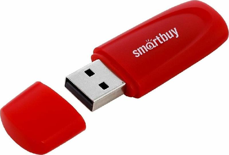 Флешка Smartbuy (SB 2SCR) UFD 2.0 Scout красный 016GB