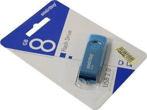Флешка Smartbuy (SB 2TWB) UFD 2.0 Twist синий 008GB