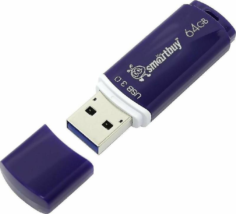Флешка Smartbuy (SB CRW-BL) CROWN 64GB