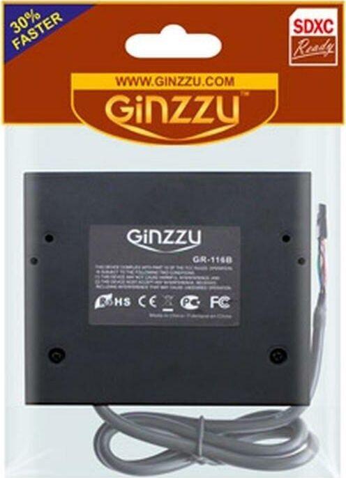 Картридер Ginzzu Картридер Ginzzu Картридер GINZZU GR-116B