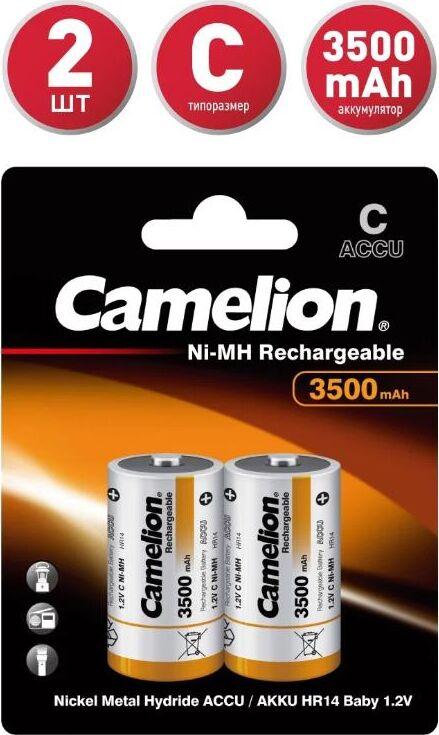 Аккумулятор Camelion C- 3500MAH NI-MH BL-2 (NH-C3500BP2, аккумулятор,1.2В)