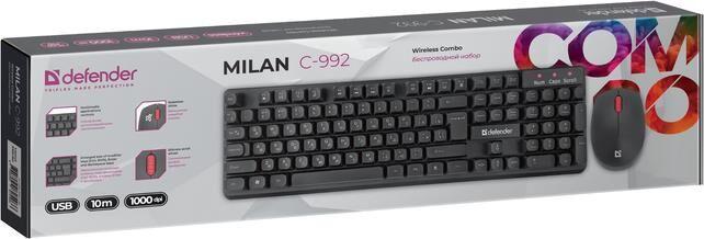 Мышь Defender КП Milan C-992 RU