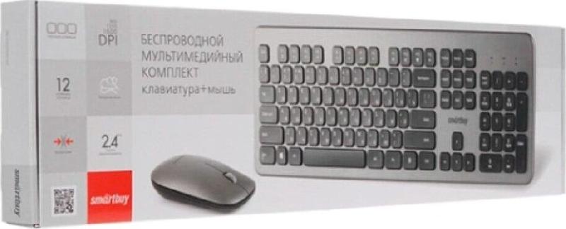 Клавиатура Smartbuy 233375AG серо-черный