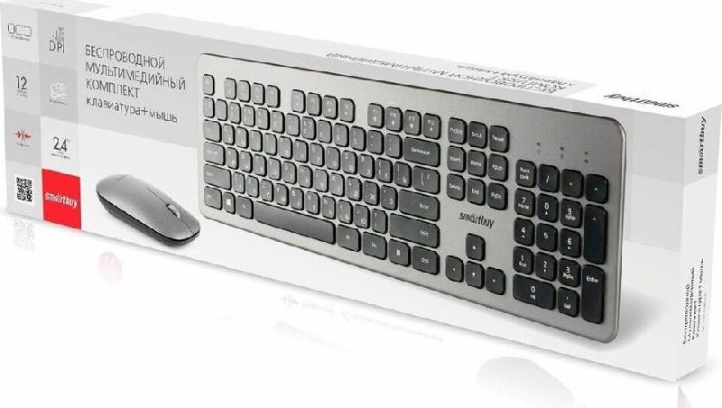 Клавиатура Smartbuy 233375AG серо-черный