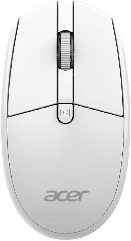 Мышь Acer Мышь OMR408 белый оптическая беспров. для ноутбука