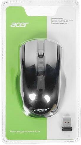Мышь Acer Мышь OMR030 черный оптическая ( ) ( )
