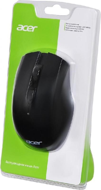 Мышь Acer Мышь OMR030 черный оптическая ( ) ( )