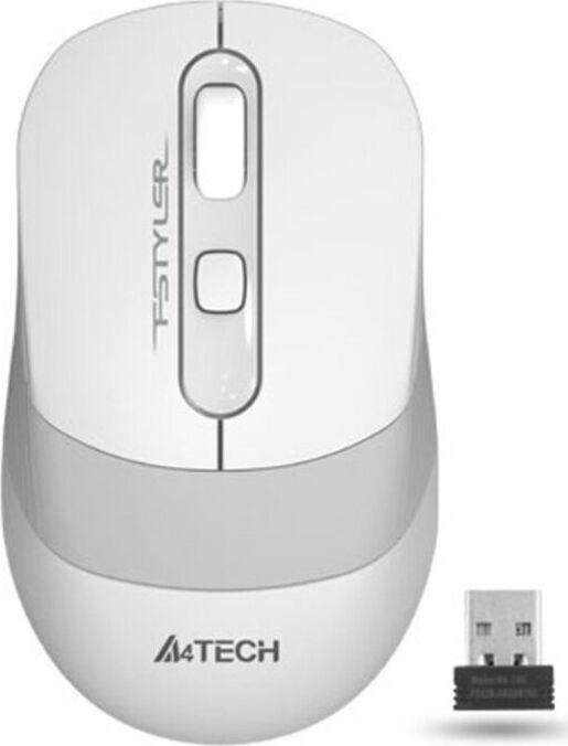 Мышь A4Tech FStyler FG10 белый/серый оптическая ( )