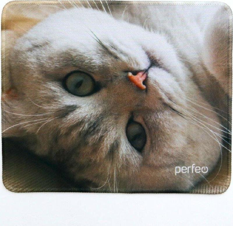 Мышь Perfeo Коврик для компьютерной мыши "Cat"