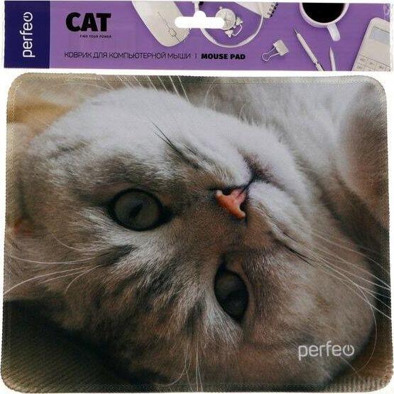 Мышь Perfeo Коврик для компьютерной мыши "Cat"