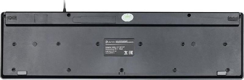 Клавиатура Оклик 550ML белый slim LED