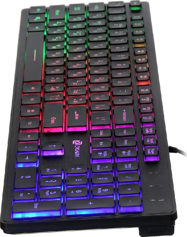 Клавиатура Оклик 550ML белый slim LED