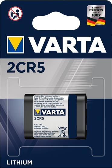 Батарейка Varta Батарея Lithium BL1 2CR5 блистер