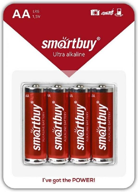 Батарейка Smartbuy LR6/4SB (60/720)