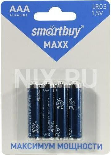 Батарейка Smartbuy MAXX LR03/4B