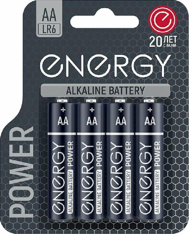 Батарейка Energy алкалиновая ENERGY Power LR6/4B (АА)
