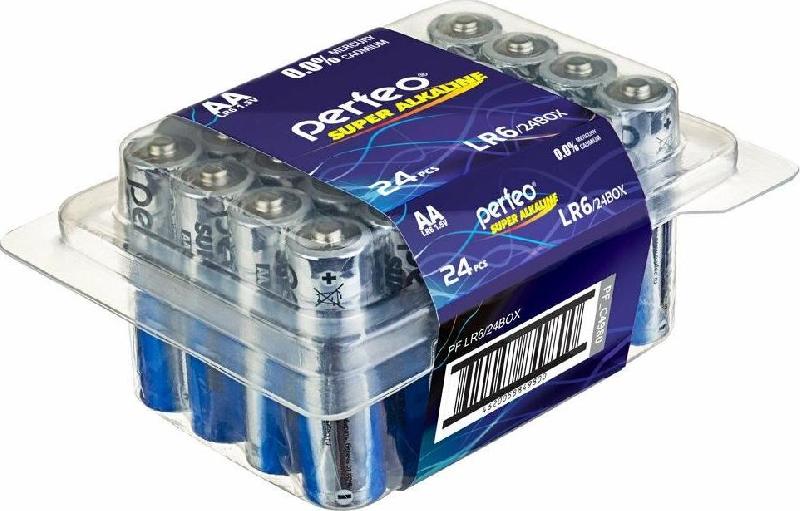 Батарейка Perfeo LR6/24BOX SUPER ALKALINE