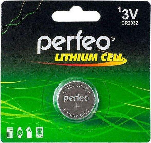 Батарейка Perfeo CR2032/1BL LITHIUM CELL