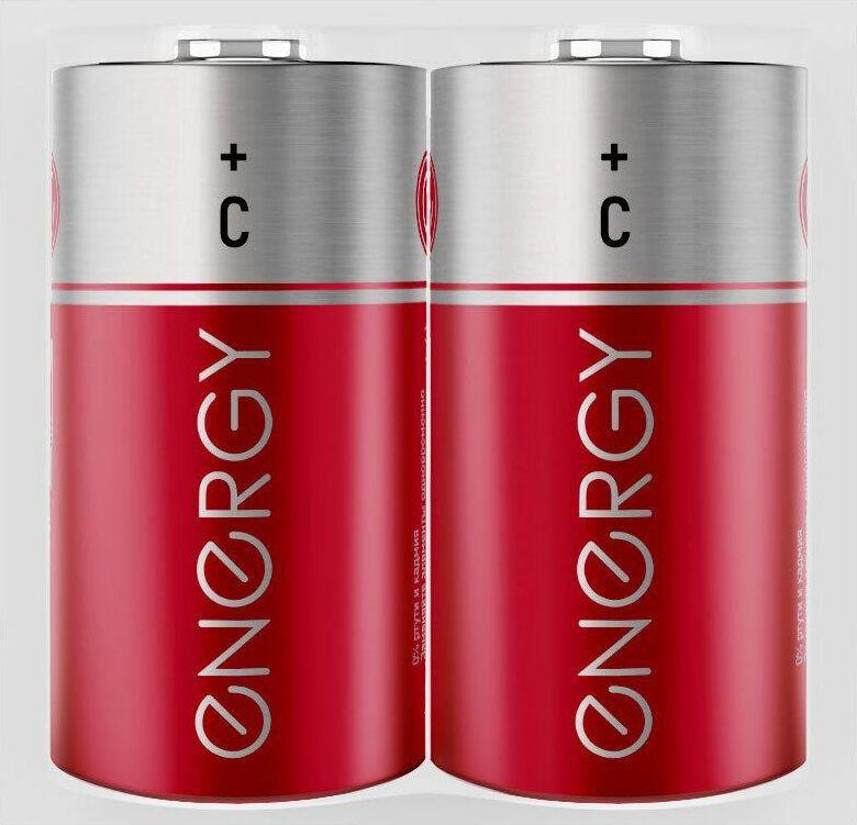 Батарейка Energy солевая ENERGY R14/2S (С) 104973