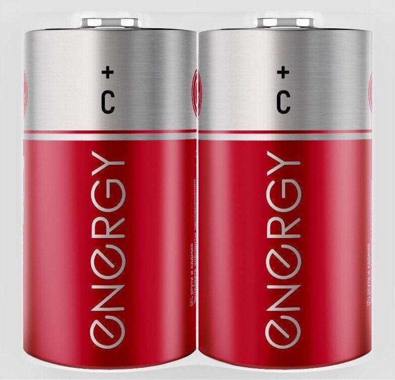 Батарейка Energy солевая ENERGY R14/2S (С) 104973
