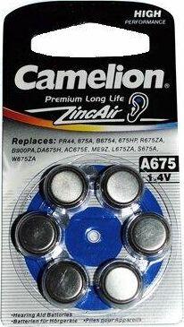 Батарейка Camelion ZA675 BL-6