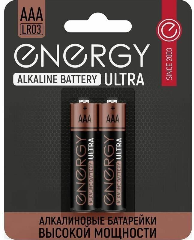 Батарейка Energy Батарейка алкалиновая Energy Ultra LR03/2B (АAА)