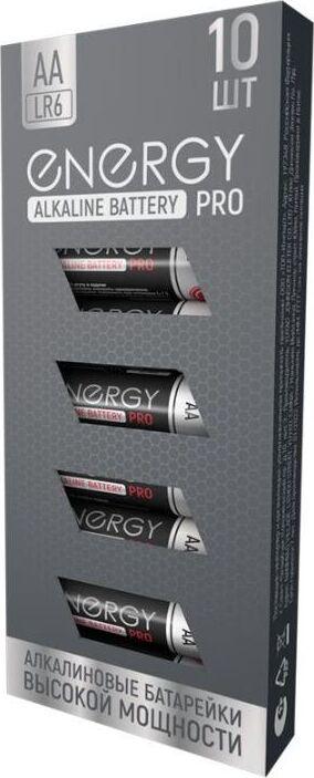 Батарейка Energy алкалиновая ENERGY Pro LR6/10К (АА) 104976