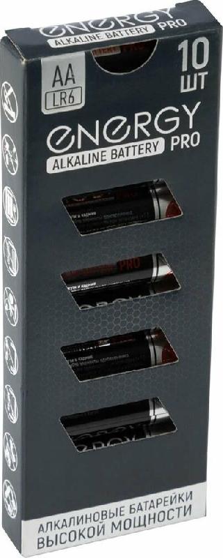 Батарейка Energy алкалиновая ENERGY Pro LR6/10К (АА) 104976
