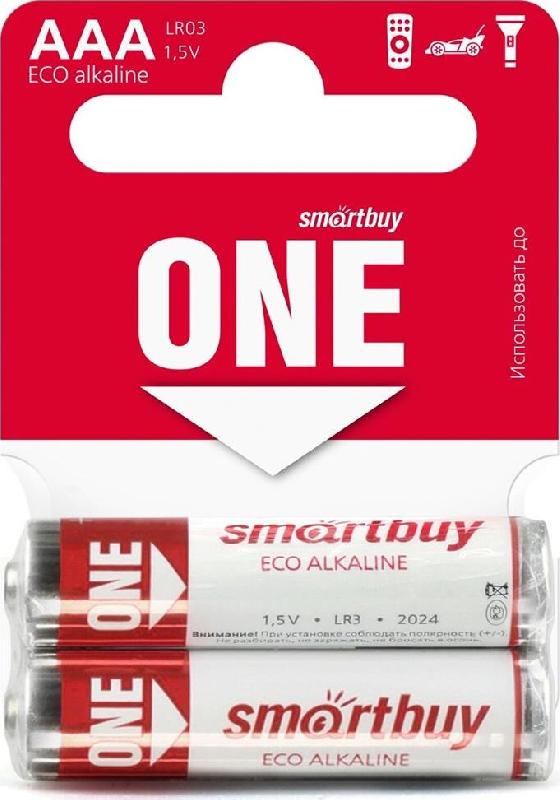 Батарейка Smartbuy ONE LR03/2B