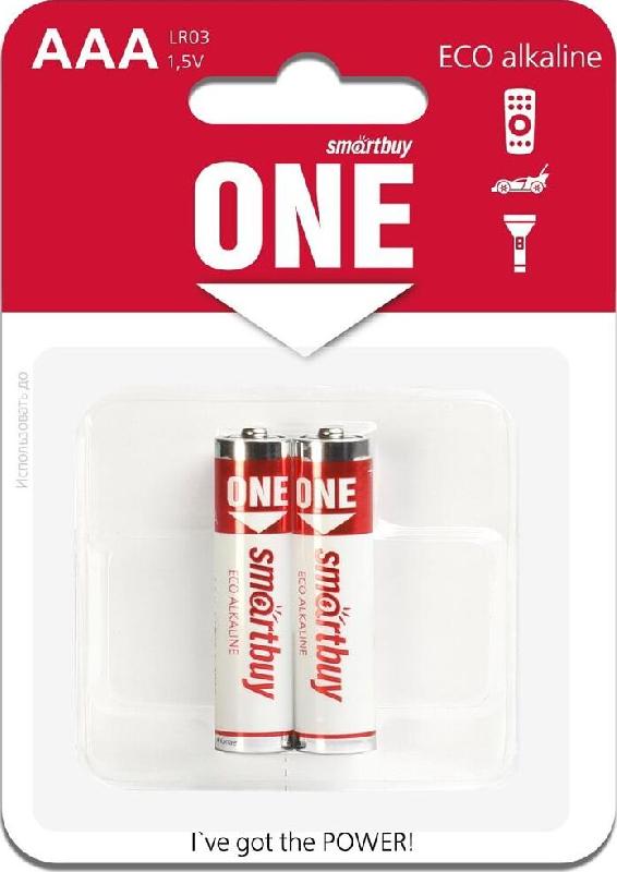 Батарейка Smartbuy ONE LR03/2B