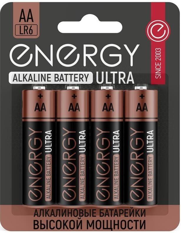 Батарейка Energy алкалиновая ENERGY Ultra LR6/4B (АА)