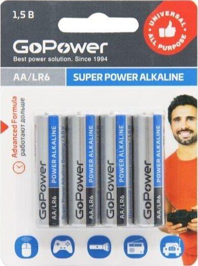 Батарейка GoPower Super Power Alkaline / LR6