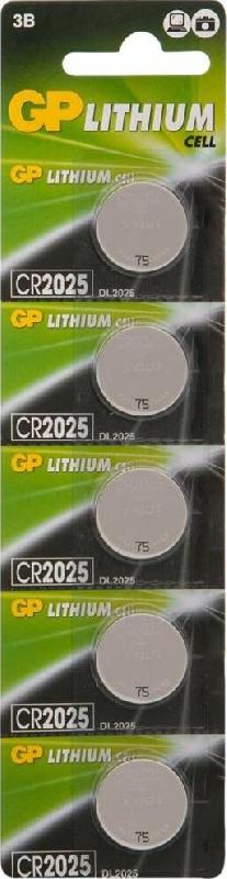 Батарейка GP CR2025-2C5