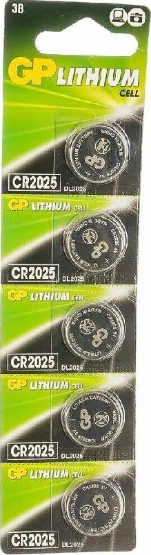 Батарейка GP CR2025-2C5